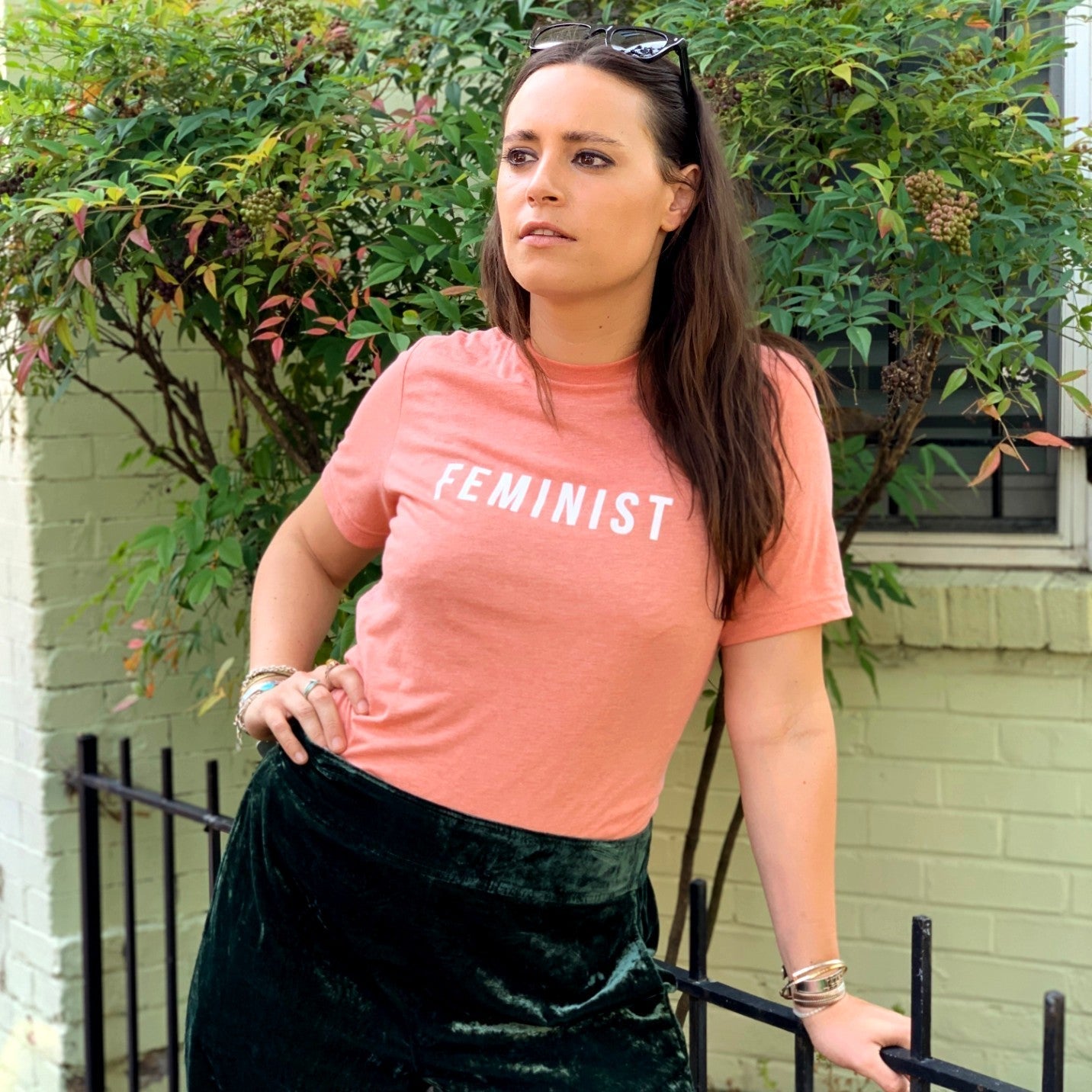 Coral Feminist Unisex Tee