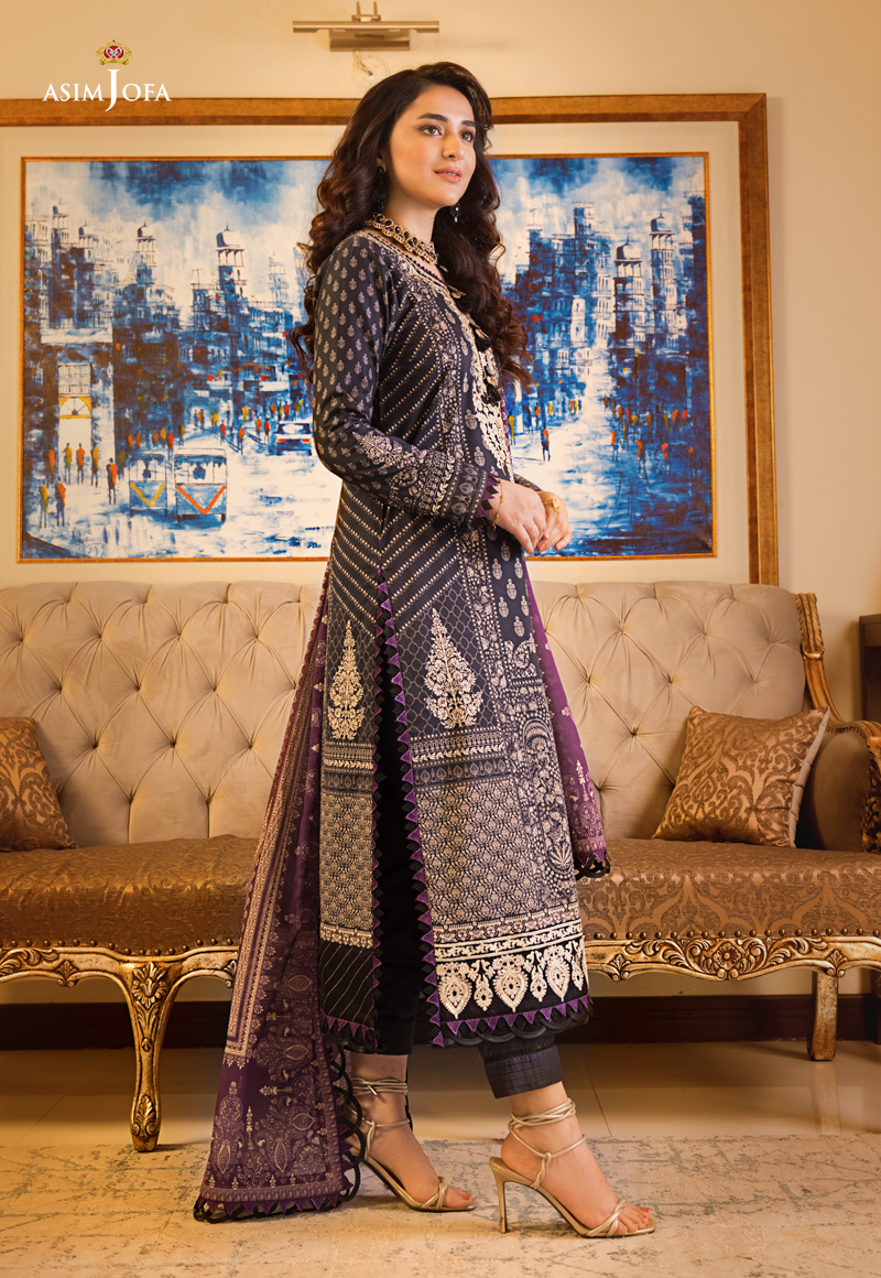 AJRP-06 EMBROIDERED LAWN 3 PCS