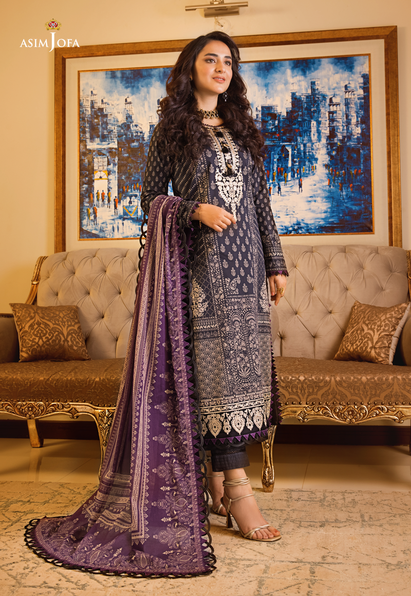 AJRP-06 EMBROIDERED LAWN 3 PCS