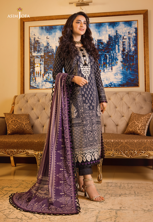 AJRP-06 EMBROIDERED LAWN 3 PCS