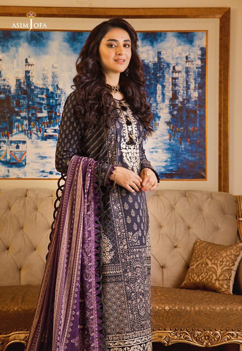 AJRP-06 EMBROIDERED LAWN 3 PCS