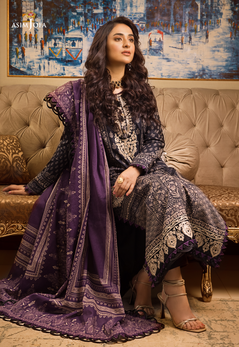 AJRP-06 EMBROIDERED LAWN 3 PCS