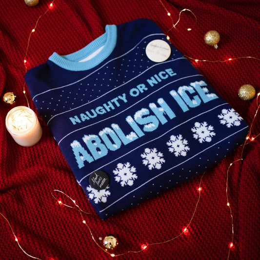 Abolish ICE Ugly Sweater