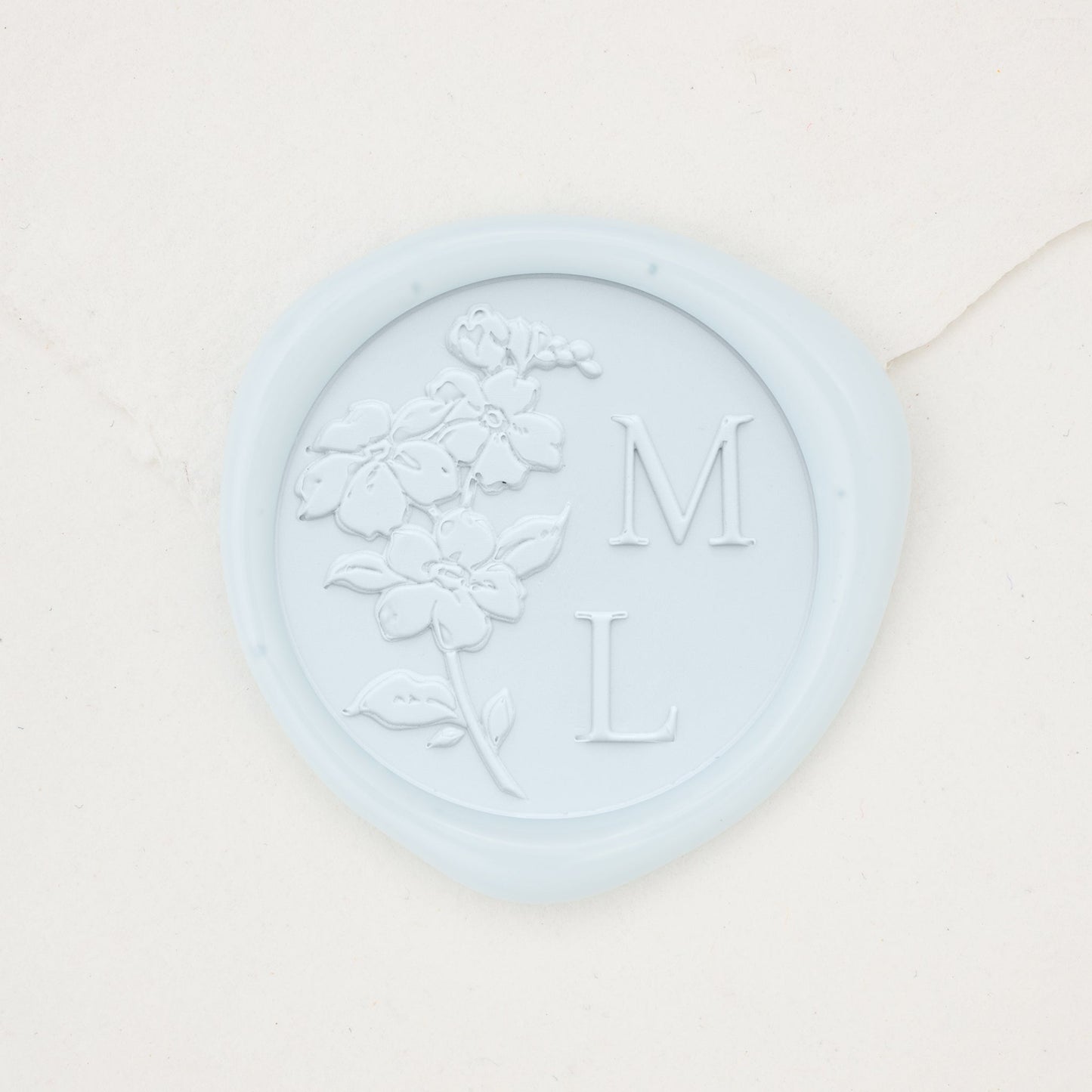 Forget Me Not Monogram Wax Seals