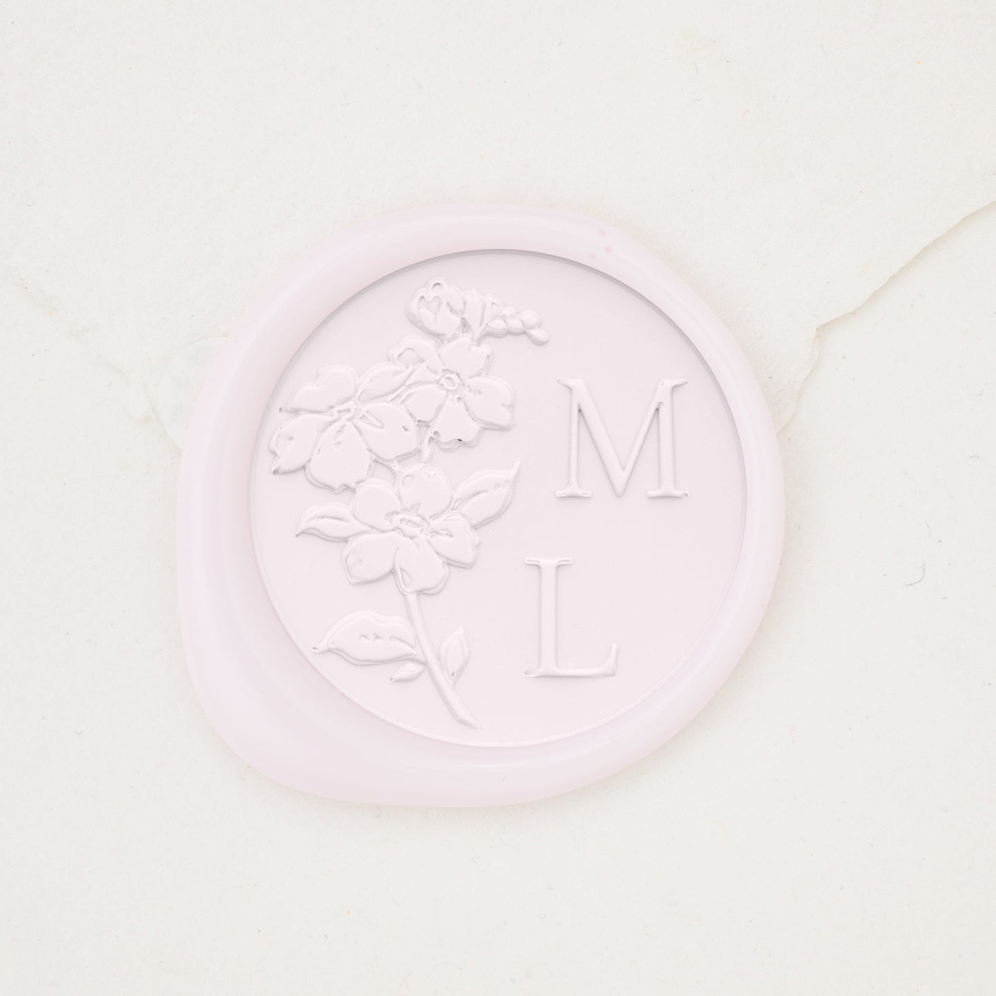 Forget Me Not Monogram Wax Seals