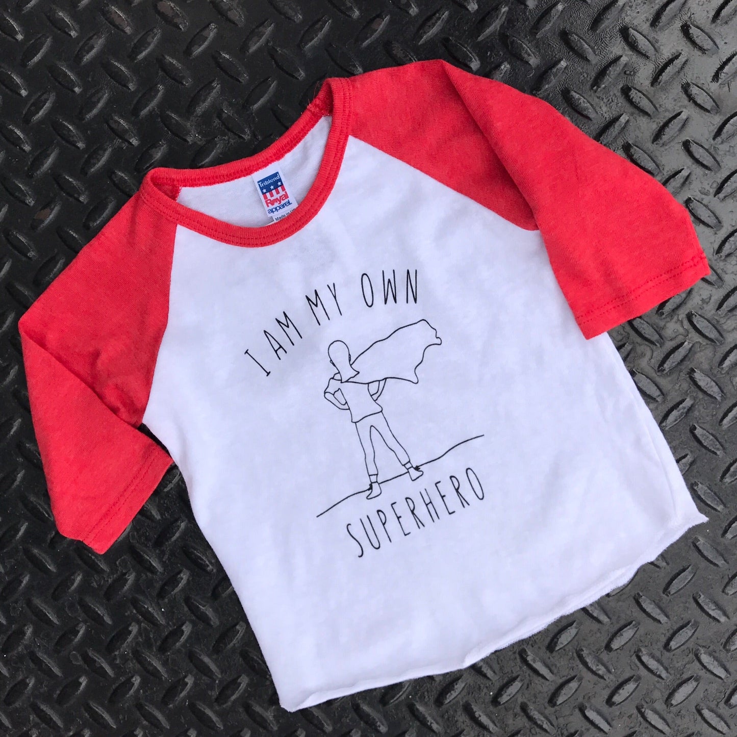 Superhero Toddler Raglan