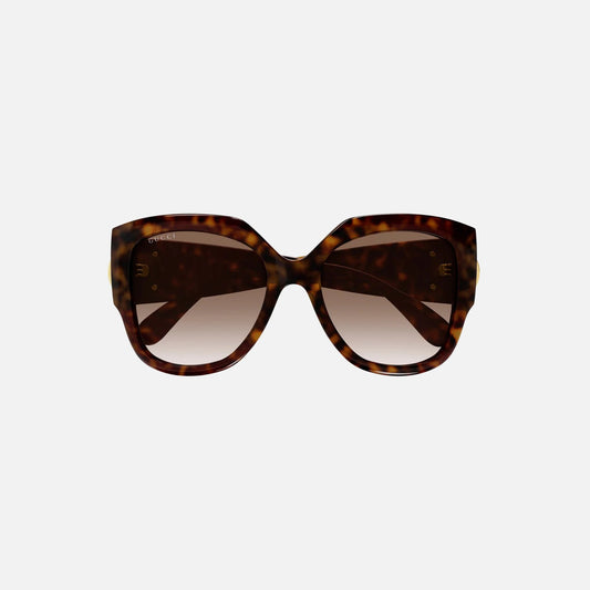 Gucci Acetate Oversized Frames - T-Shell Havana