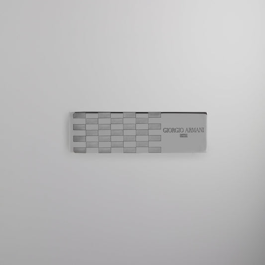 Kith & Giorgio Armani Money Clip - Gunmetal