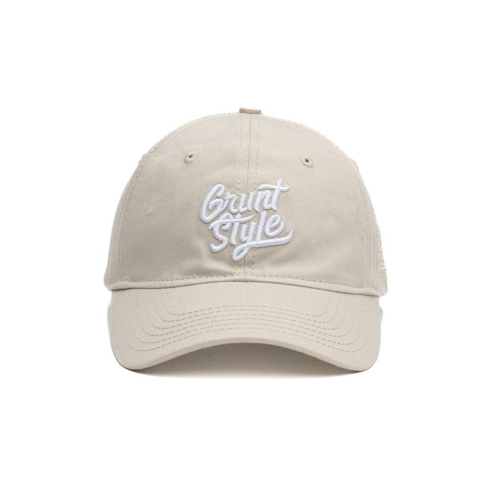 Grunt Style Script Logo – Natural Hat