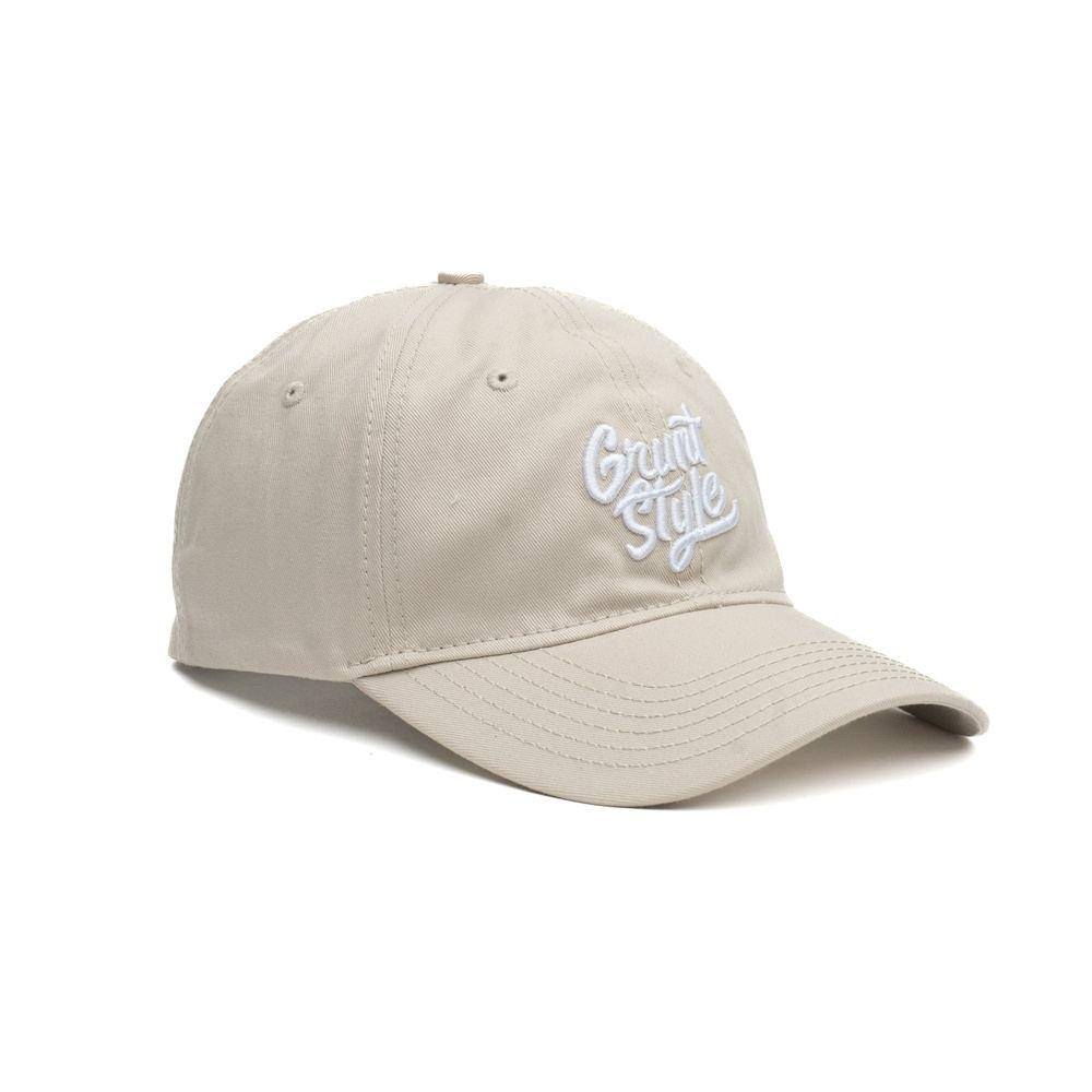 Grunt Style Script Logo – Natural Hat