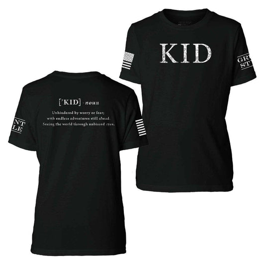 Youth Kid Defined T-Shirt - Black