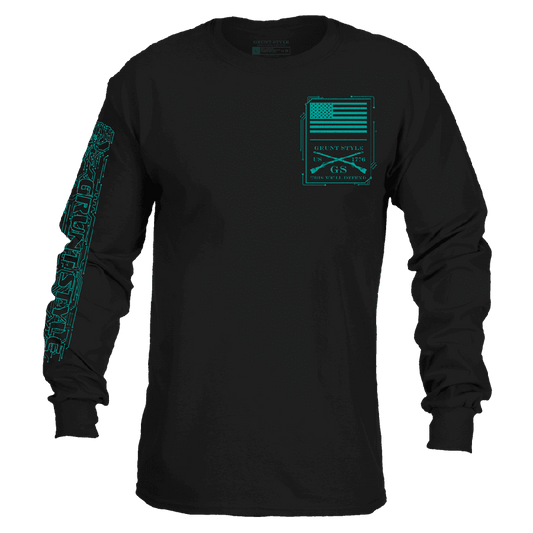 Circuit Skull Long Sleeve - Black