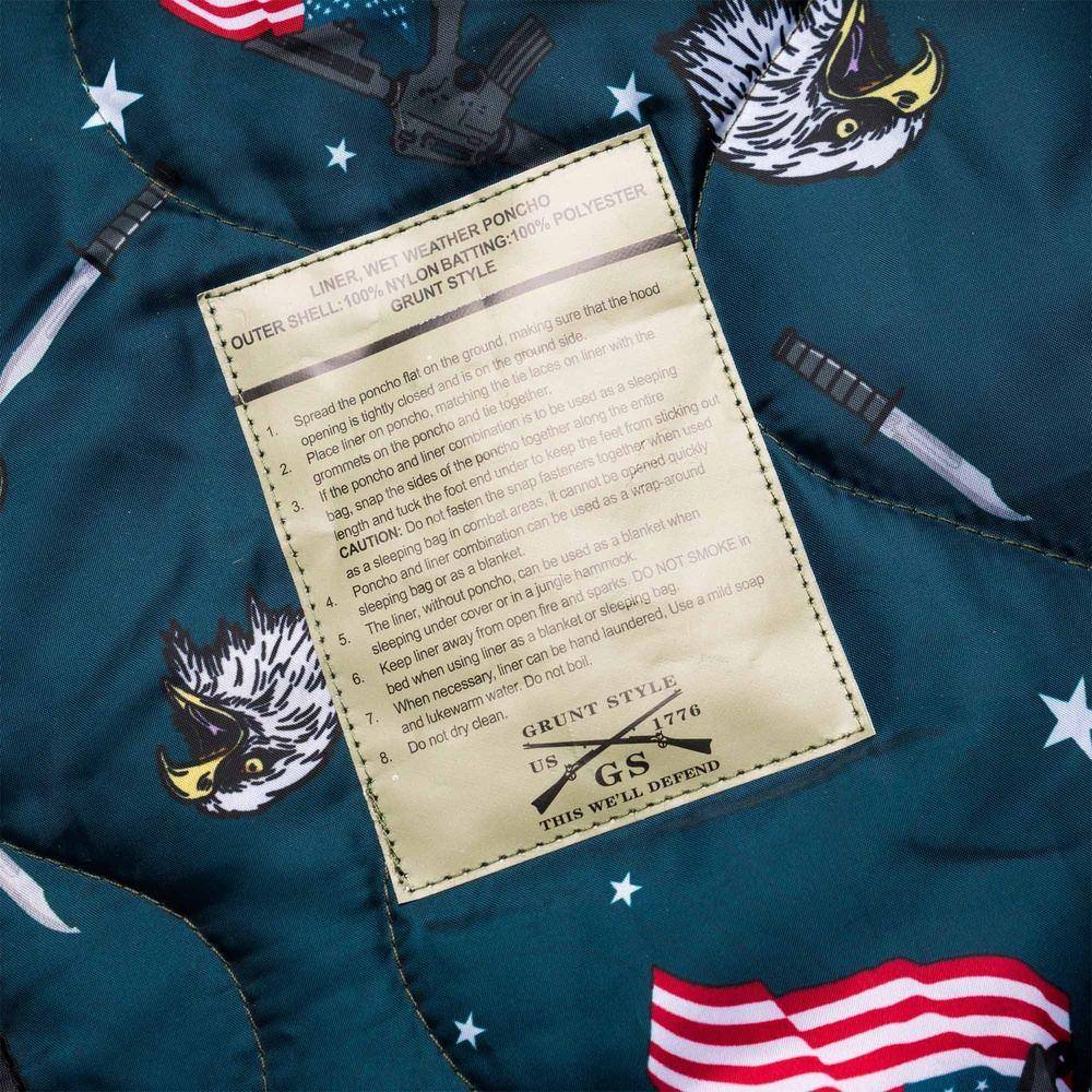 Tac Eagle Poncho Liner Woobie Blanket