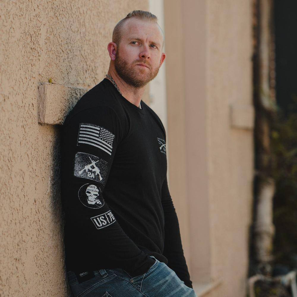 Patch Long Sleeve - Black