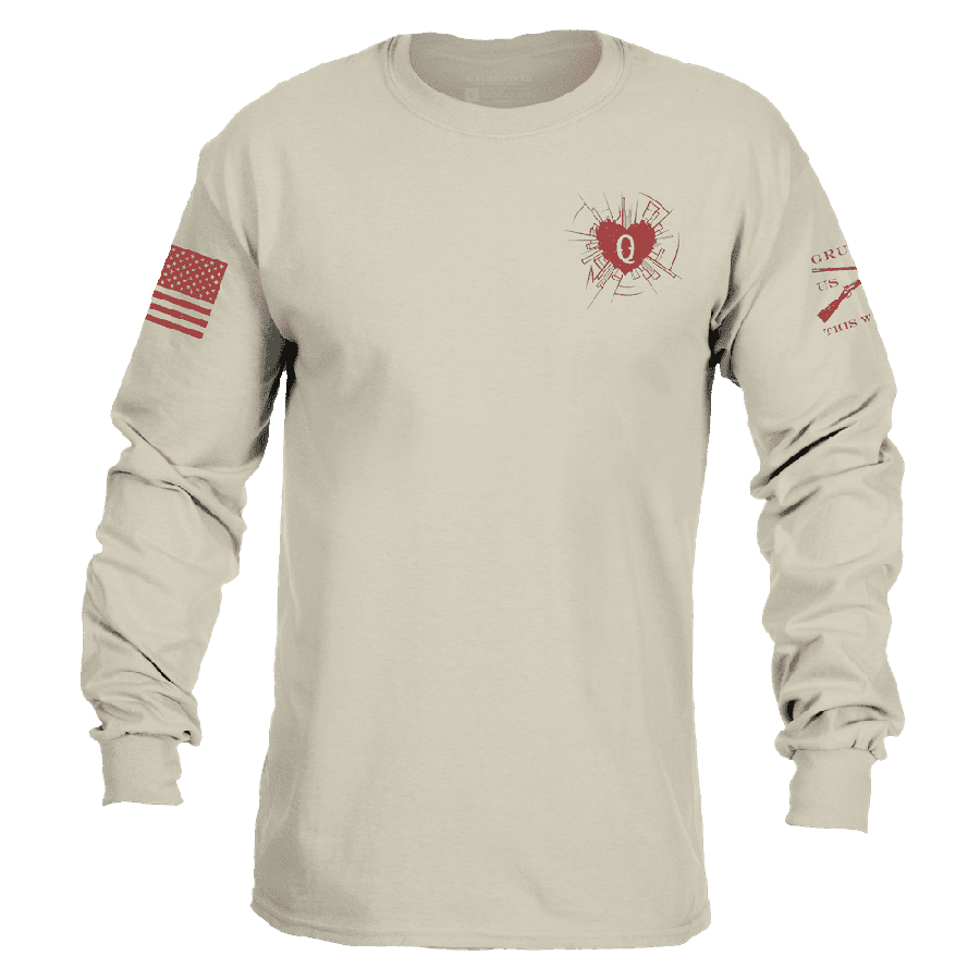 Women's Heart and Soul of a Warrior Long Sleeve - Sand