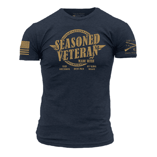Seasoned Veteran T-Shirt - Midnight Navy