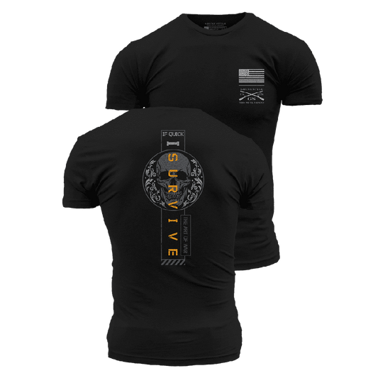 I Survive T-Shirt - Black