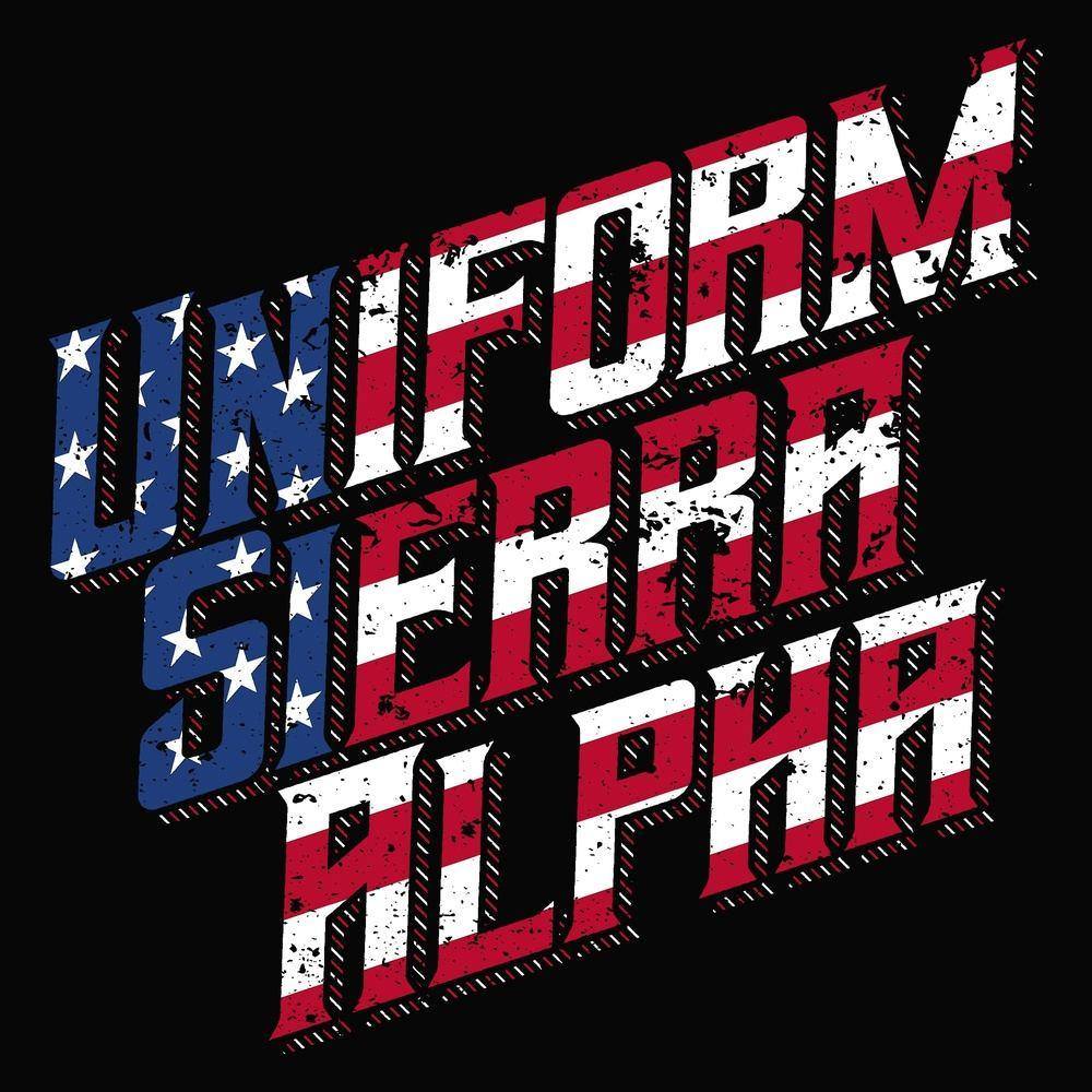 USA T-Shirt - Black