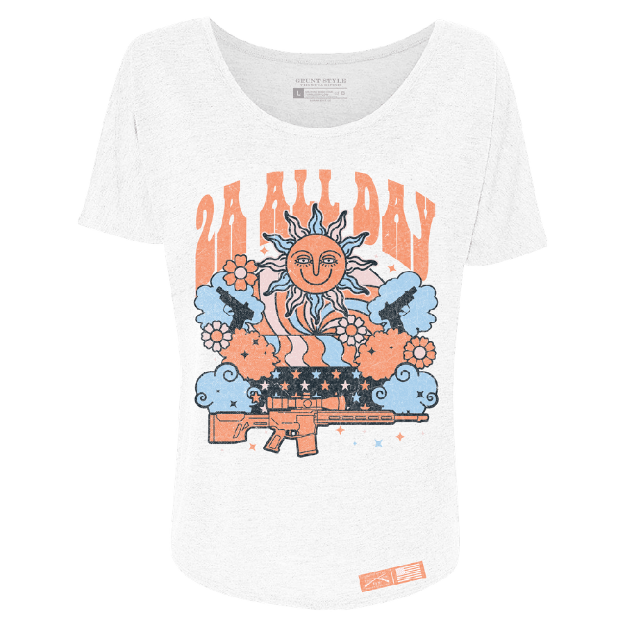 Women's 2A All Day Slouchy T-Shirt - White