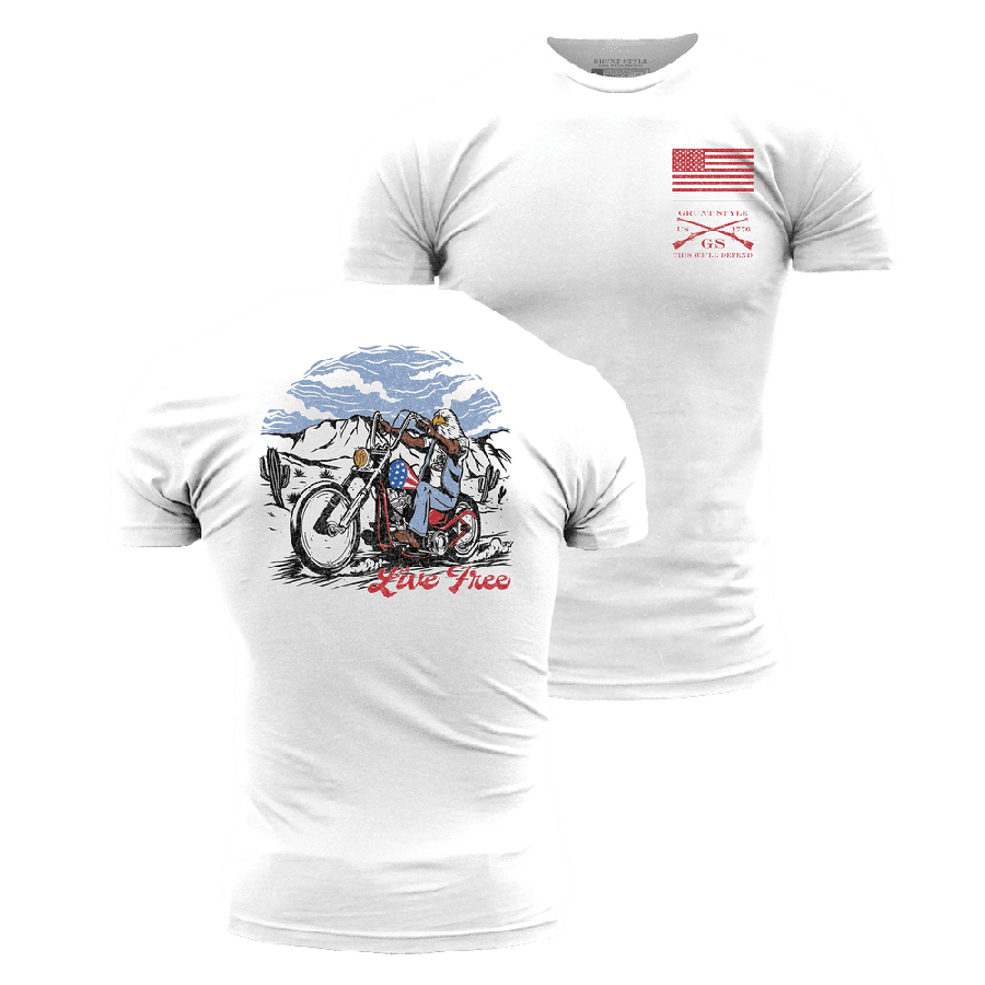 Live Free T-Shirt - White