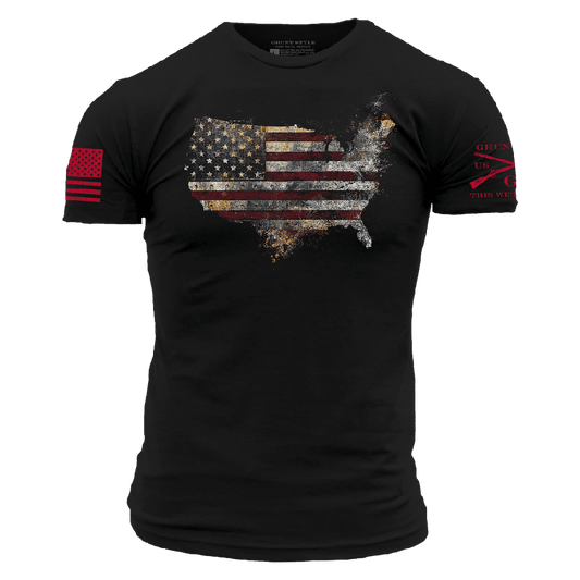 Red Blood Nation T-Shirt - Black