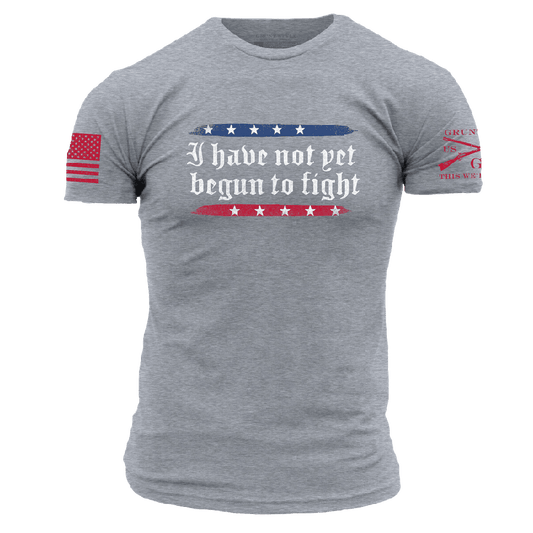 I Have Not Yet Begun To Fight T-Shirt - Dark Heather Gray