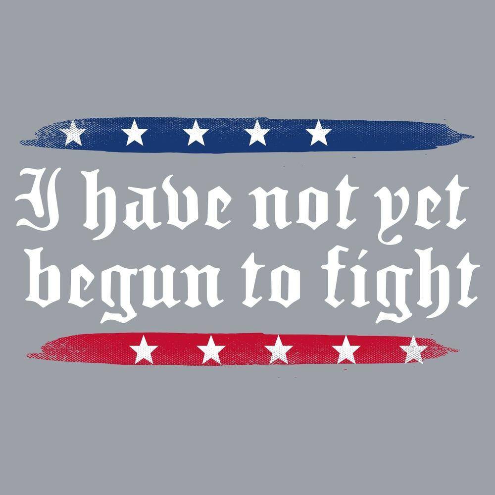I Have Not Yet Begun To Fight T-Shirt - Dark Heather Gray