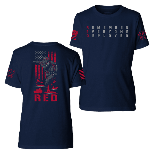 Youth RED Friday T-Shirt - Midnight Navy