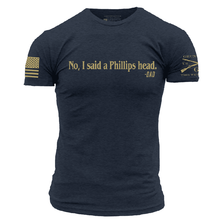 I Said A Phillips Head T-Shirt - Midnight Navy