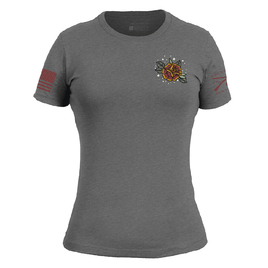 Women's Leader Of The Pride Slim Fit T-Shirt - Dark Heather Gray