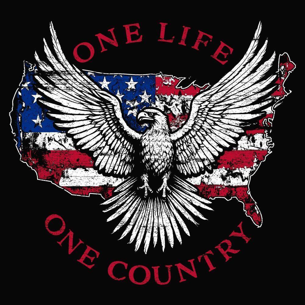 Women's One Life One Country Slim Fit T-Shirt - Black