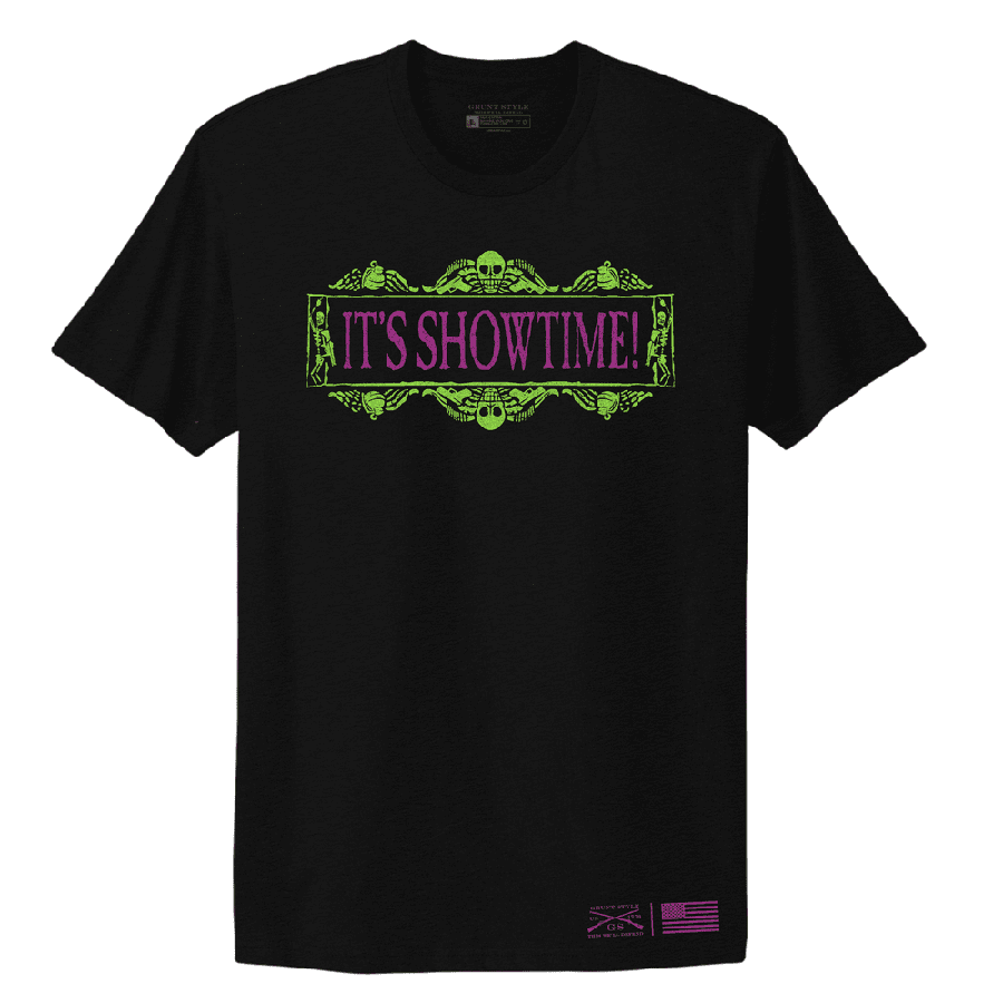 Women's It's Showtime Boyfriend Fit T-Shirt - Black