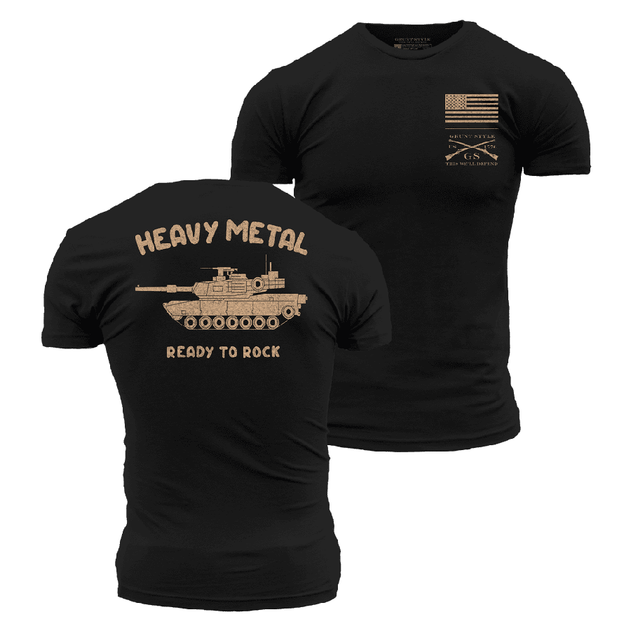 Heavy Metal T-Shirt - Black