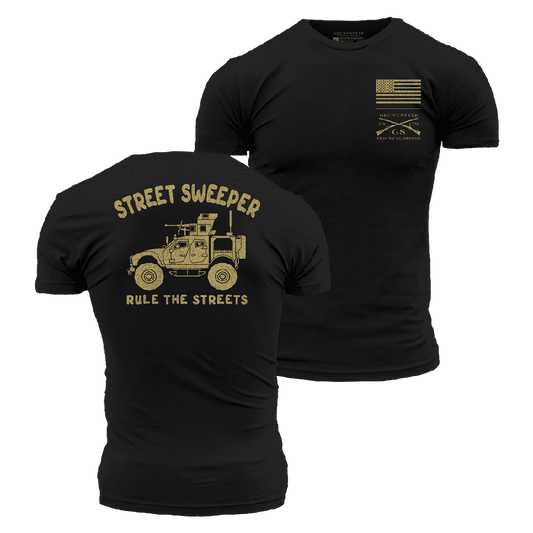 Street Sweeper T-Shirt - Black