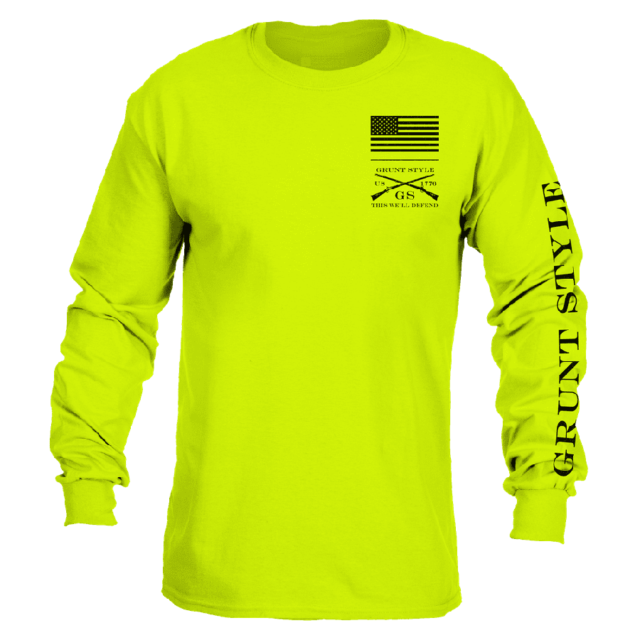 Base Long Sleeve - Safety Green