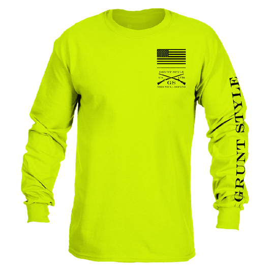 Base Long Sleeve - Safety Green