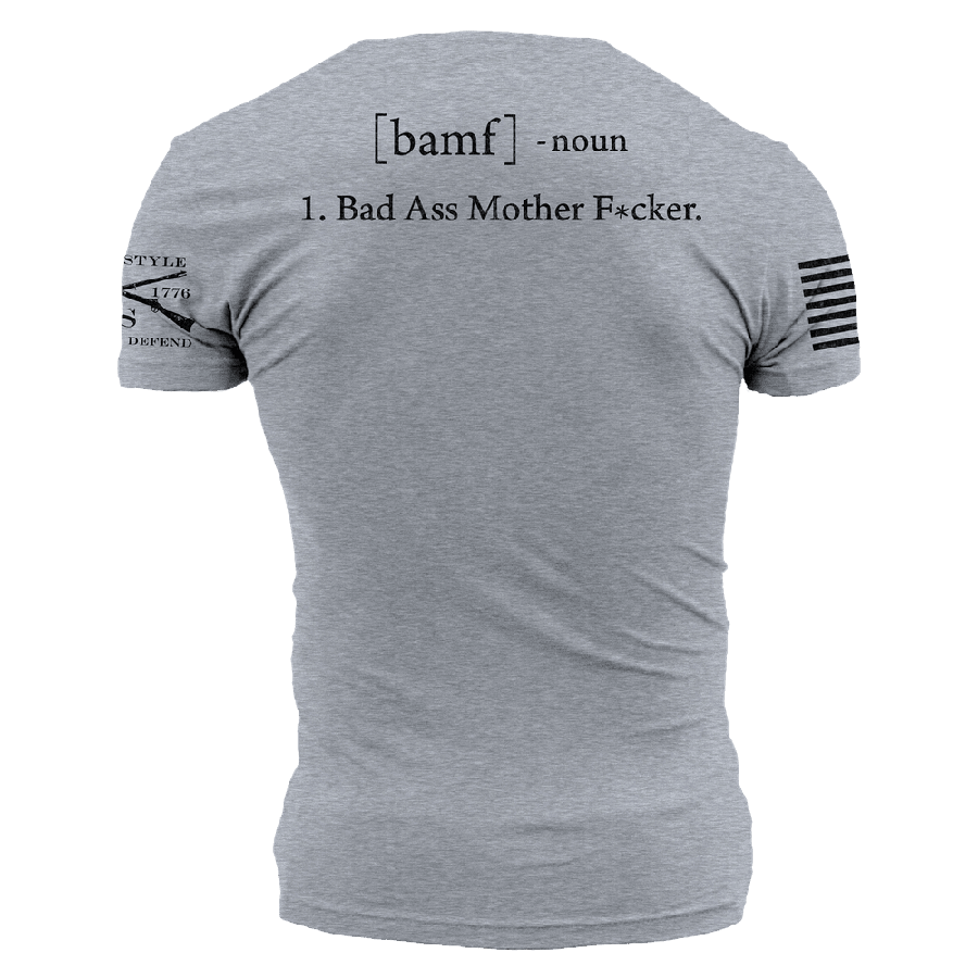 BAMF T-Shirt - Dark Heather Gray