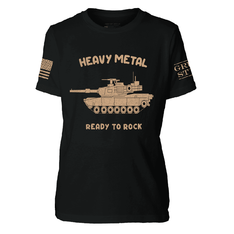 Youth Heavy Metal T-Shirt - Black