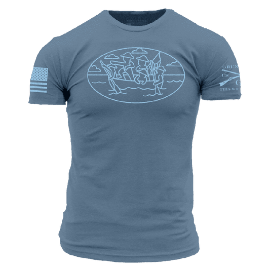 Delaware Crossing T-Shirt - Captain's Blue
