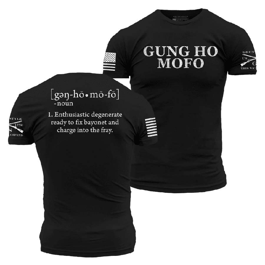 GUNG HO MOFO T-Shirt - Black
