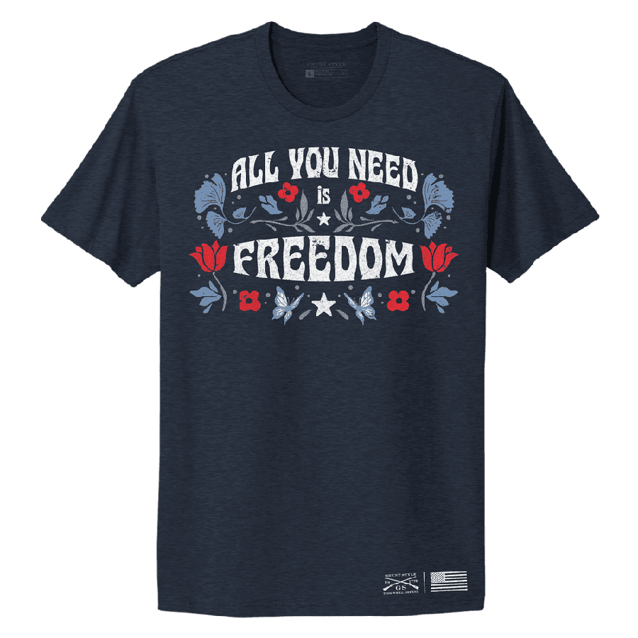 Women's Freedom Boyfriend Fit T-Shirt - Midnight Navy