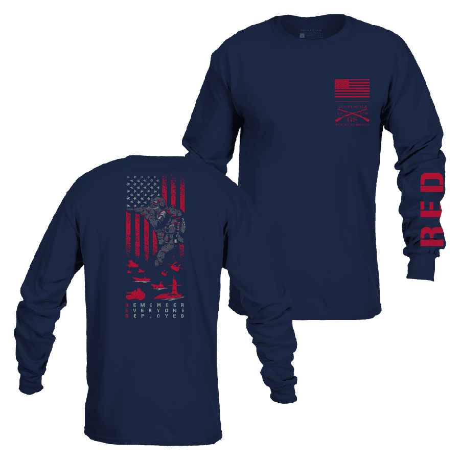 RED Friday Long Sleeve - Navy