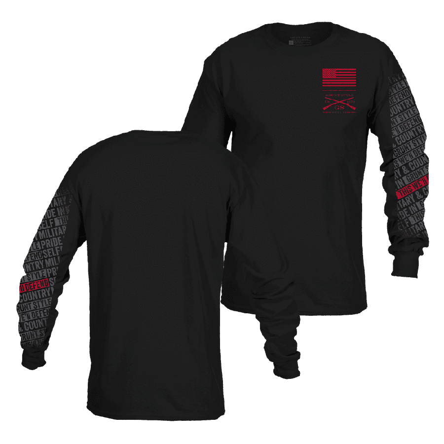 Ethos Repeat Long Sleeve - Black