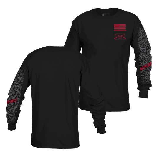 Ethos Repeat Long Sleeve - Black