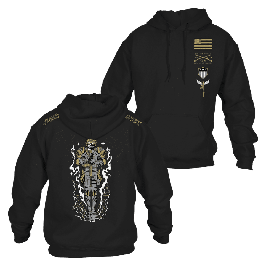 Soldier Saint Hoodie - Black