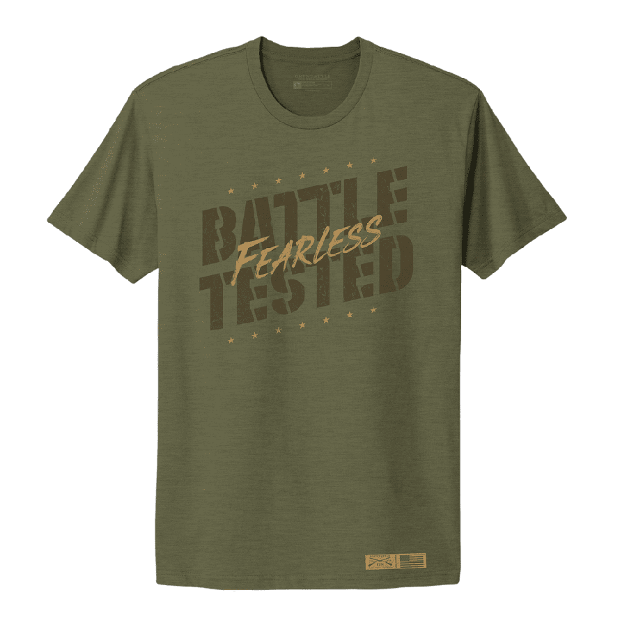 Women's Fearless Boyfriend Fit T-Shirt - Military Green