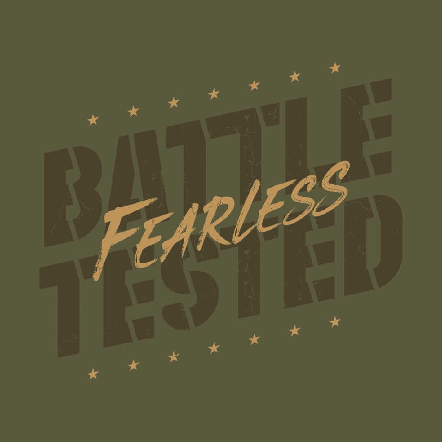 Women's Fearless Boyfriend Fit T-Shirt - Military Green