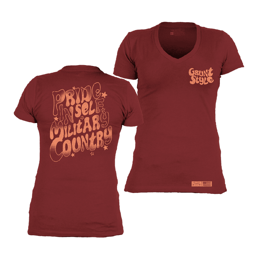 Women's Ethos V-Neck - Red Plum