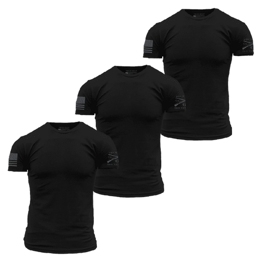 Basic T-Shirts - Black - 3 Pack