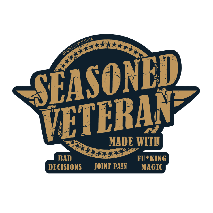 Seasoned Veteran Sticker